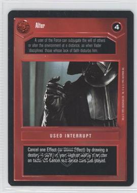 1995 Star Wars CCG: Premiere - [Base] #_ALTE - Alter (Dark)