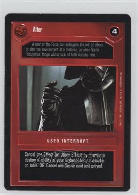 1995 Star Wars CCG: Premiere - [Base] #_ALTE - Alter (Dark)