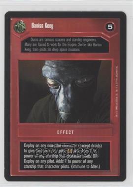 1995 Star Wars CCG: Premiere - [Base] #_BAKE - Baniss Keeg