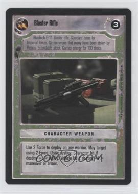 1995 Star Wars CCG: Premiere - [Base] #_BLRI - Blaster Rifle (Light)