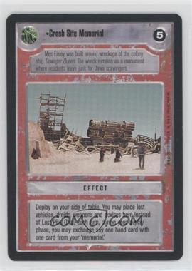 1995 Star Wars CCG: Premiere - [Base] #_CSME - Crash Site Memorial