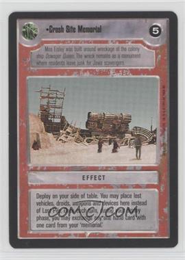 1995 Star Wars CCG: Premiere - [Base] #_CSME - Crash Site Memorial