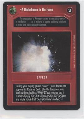 1995 Star Wars CCG: Premiere - [Base] #_DIFO - A Disturbance In The Force