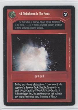 1995 Star Wars CCG: Premiere - [Base] #_DIFO - A Disturbance In The Force