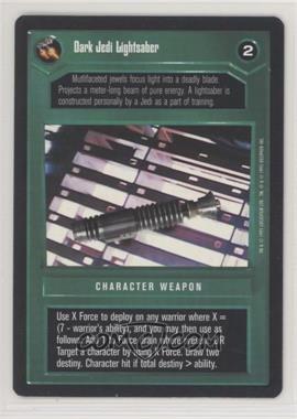 1995 Star Wars CCG: Premiere - [Base] #_DJLI - Dark Jedi Lightsaber