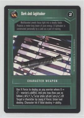 1995 Star Wars CCG: Premiere - [Base] #_DJLI - Dark Jedi Lightsaber