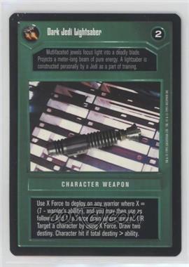 1995 Star Wars CCG: Premiere - [Base] #_DJLI - Dark Jedi Lightsaber