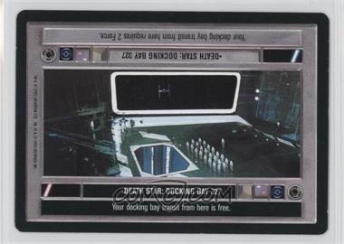 1995 Star Wars CCG: Premiere - [Base] #_DSDB - Death Star: Docking Bay 327 (Dark)