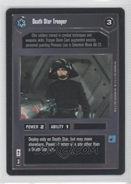 1995 Star Wars CCG: Premiere - [Base] #_DSTR - Death Star Trooper