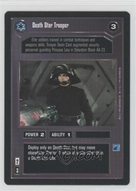 1995 Star Wars CCG: Premiere - [Base] #_DSTR - Death Star Trooper