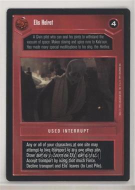 1995 Star Wars CCG: Premiere - [Base] #_ELHE - Elis Helrot