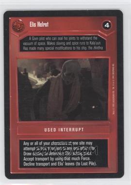 1995 Star Wars CCG: Premiere - [Base] #_ELHE - Elis Helrot