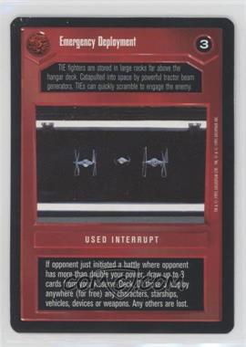 1995 Star Wars CCG: Premiere - [Base] #_EMDE - Emergency Deployment