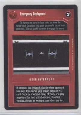 1995 Star Wars CCG: Premiere - [Base] #_EMDE - Emergency Deployment