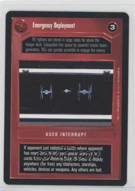 1995 Star Wars CCG: Premiere - [Base] #_EMDE - Emergency Deployment