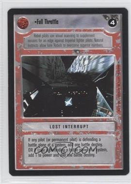 1995 Star Wars CCG: Premiere - [Base] #_FUTH - Full Throttle