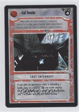 1995 Star Wars CCG: Premiere - [Base] #_FUTH - Full Throttle