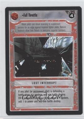 1995 Star Wars CCG: Premiere - [Base] #_FUTH - Full Throttle