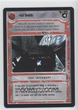 1995 Star Wars CCG: Premiere - [Base] #_FUTH - Full Throttle