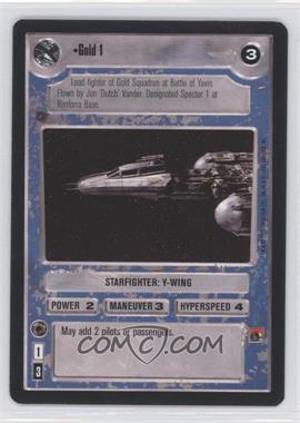 1995 Star Wars CCG: Premiere - [Base] #_GOL1 - Gold 1