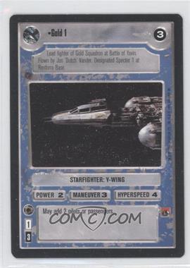 1995 Star Wars CCG: Premiere - [Base] #_GOL1 - Gold 1