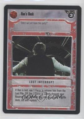 1995 Star Wars CCG: Premiere - [Base] #_HABA - Han's Back