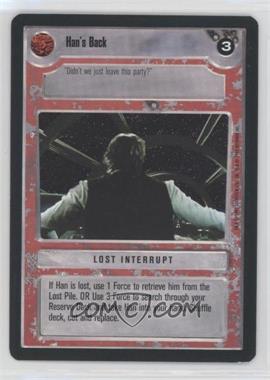 1995 Star Wars CCG: Premiere - [Base] #_HABA - Han's Back