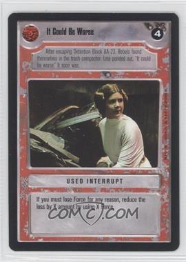 1995 Star Wars CCG: Premiere - [Base] #_ICBW - It Could Be Worse