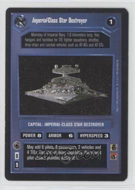 1995 Star Wars CCG: Premiere - [Base] #_ICSD - Imperial-Class Star Destroyer [EX to NM]