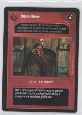 1995 Star Wars CCG: Premiere - [Base] #_IMBA - Imperial Barrier