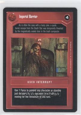 1995 Star Wars CCG: Premiere - [Base] #_IMBA - Imperial Barrier