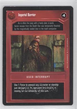 1995 Star Wars CCG: Premiere - [Base] #_IMBA - Imperial Barrier