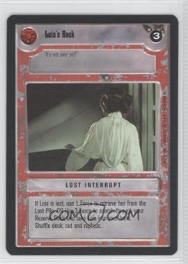 1995 Star Wars CCG: Premiere - [Base] #_LEBA - Leia's Back