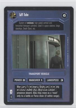 1995 Star Wars CCG: Premiere - [Base] #_LITU - Lift Tube (Dark)