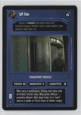 1995 Star Wars CCG: Premiere - [Base] #_LITU - Lift Tube (Dark)