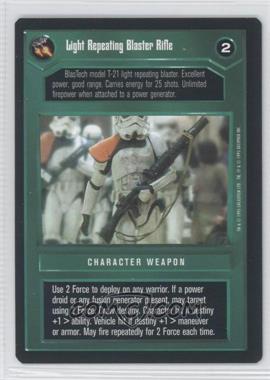 1995 Star Wars CCG: Premiere - [Base] #_LRBR - Light Repeating Blaster Rifle