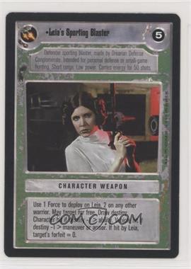 1995 Star Wars CCG: Premiere - [Base] #_LSBL - Leia's Sporting Blaster