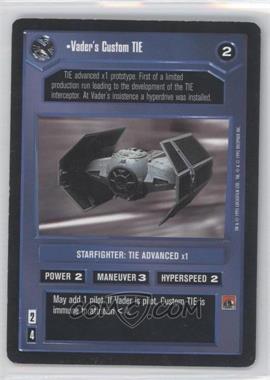 1995 Star Wars CCG: Premiere - [Base] #_MCTI - Vader's Custom Tie