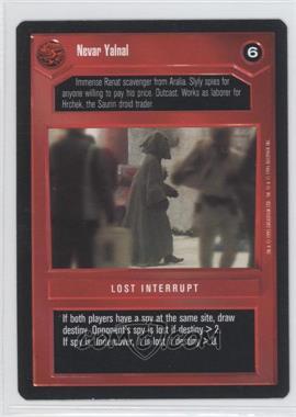 1995 Star Wars CCG: Premiere - [Base] #_NEYA - Never Yalnal