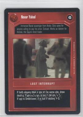 1995 Star Wars CCG: Premiere - [Base] #_NEYA - Never Yalnal