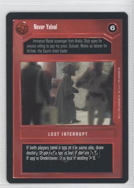 1995 Star Wars CCG: Premiere - [Base] #_NEYA - Never Yalnal