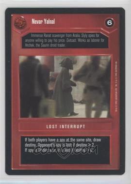 1995 Star Wars CCG: Premiere - [Base] #_NEYA - Never Yalnal