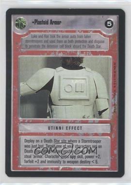 1995 Star Wars CCG: Premiere - [Base] #_PLAR - Plastoid Armor