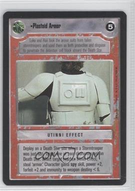 1995 Star Wars CCG: Premiere - [Base] #_PLAR - Plastoid Armor