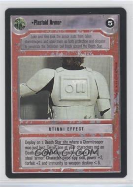 1995 Star Wars CCG: Premiere - [Base] #_PLAR - Plastoid Armor