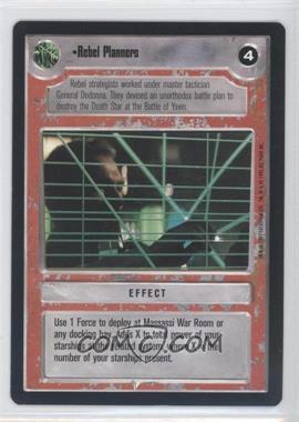 1995 Star Wars CCG: Premiere - [Base] #_REPL - Rebel Planners