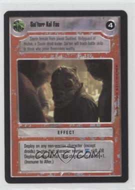 1995 Star Wars CCG: Premiere - [Base] #_SKFA - Sai'torr Kal Fas