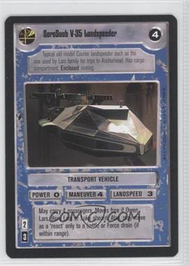 1995 Star Wars CCG: Premiere - [Base] #_SOLA - SoroSuub V-35 Landspeeder