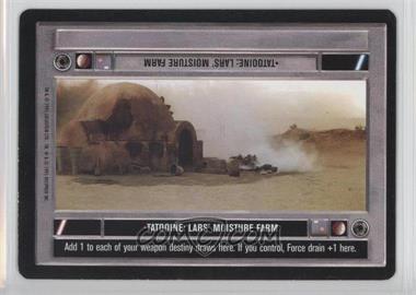 1995 Star Wars CCG: Premiere - [Base] #_TLMF - Tatooine: Lars' Moisture Farm (Dark)