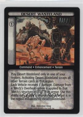 1996-1998 Battletech Collectible Card Game - [Base] #_DEWA - Desert Wasteland